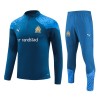 Olympique Marseille Training Sweatshirts Quarter-zip 2023-24 Marine Für Herren